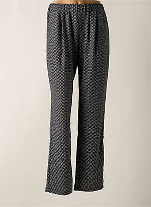Pantalon drept talie elastică negru HALOGENE femeie