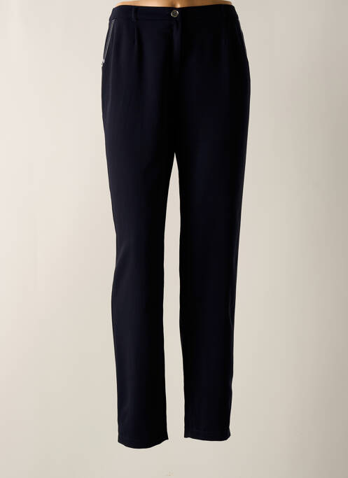 Pantalon drept negru CHRISTINE LAURE femeie