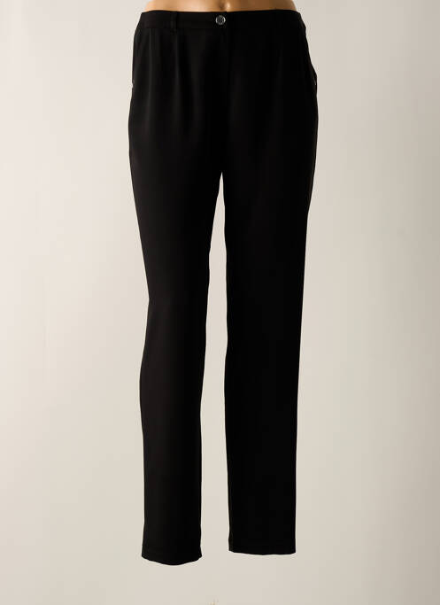 Pantalon drept negru CHRISTINE LAURE femeie