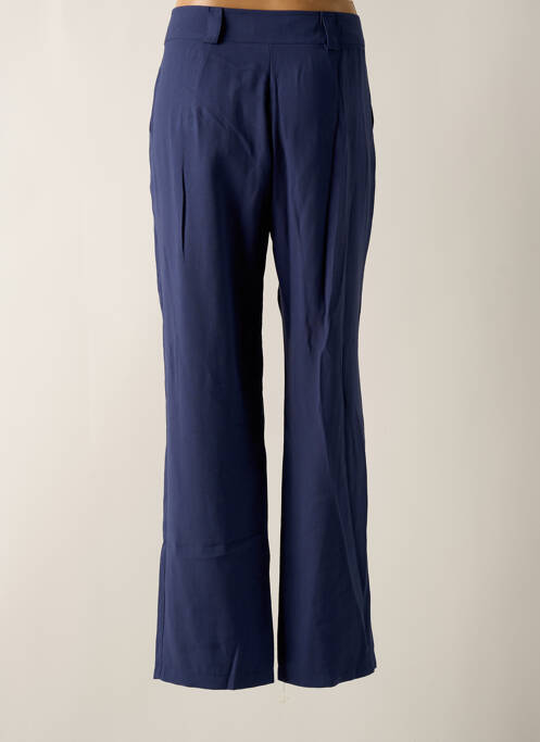 Pantalon drept albastru HALOGENE femeie