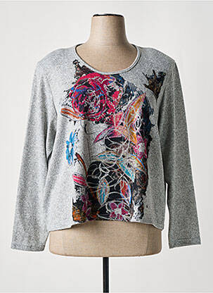 Pulover gri GRIFFON femeie