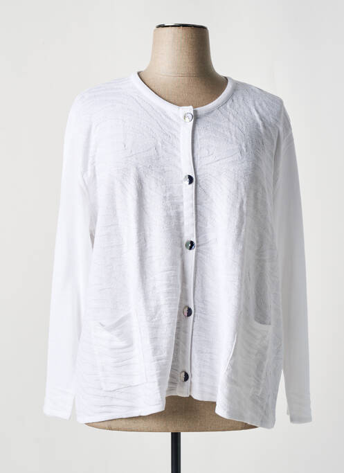 Vestă cu mâneci lungi alb GRIFFON femeie