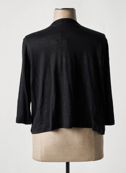 Vestă cu mâneci lungi negru MALOKA femeie