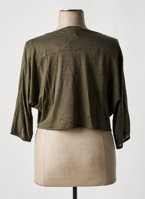 Vestă cu mâneci lungi verde MALOKA femeie