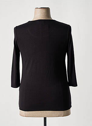 Tricou mâneci 3/4 mâneci 3/4 negru BARBARA LEBEK femeie