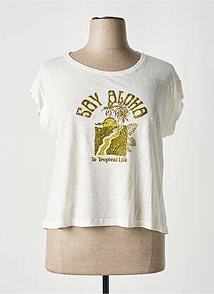 Tricou bej PAZ TORRAS femeie