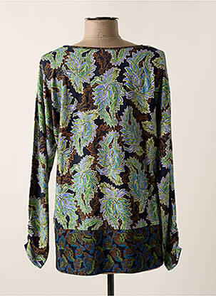 Top elasticitate mâneci lungi verde JOY OF LIFE femeie