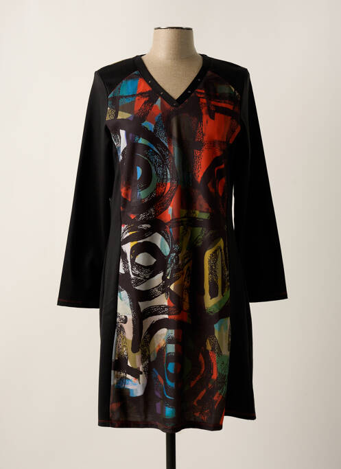 Rochie midi negru KALISSON femeie