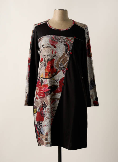 Rochie midi negru KALISSON femeie