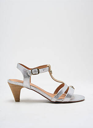 Sandale/Pantofi decupați argintiu LES P'TITES BOMBES femeie