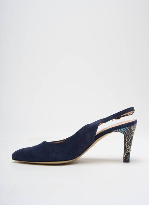 Pantofi cu toc albastru MUSELLA femeie