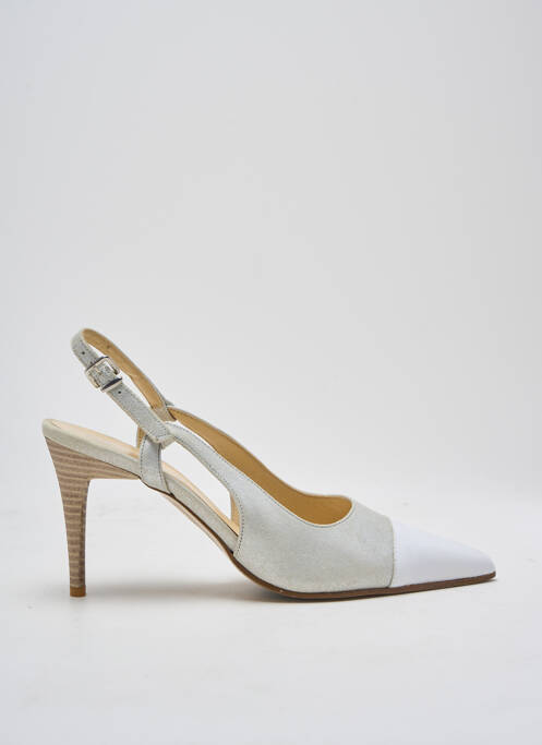 Pantofi cu toc argintiu ELIZABETH STUART femeie