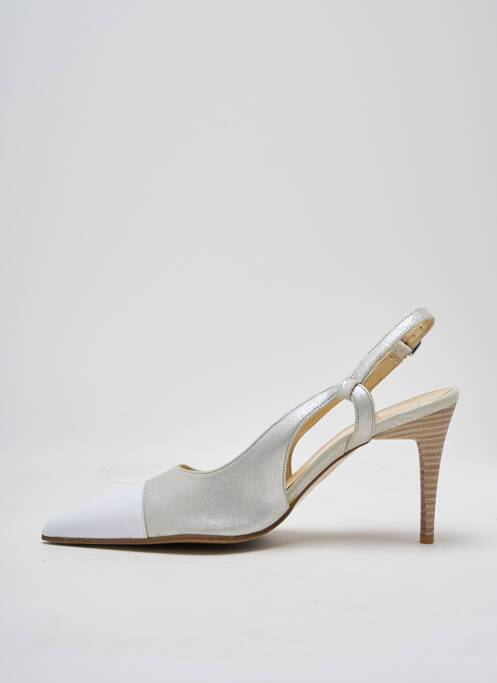 Pantofi cu toc argintiu ELIZABETH STUART femeie