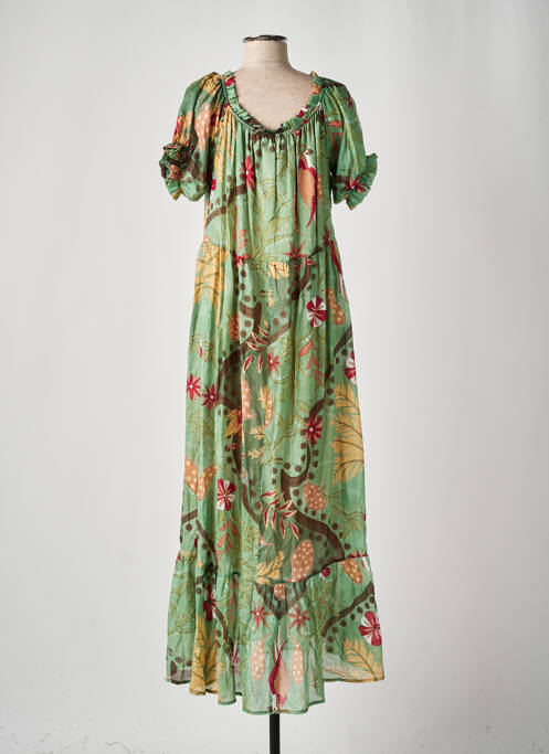 Rochie lungă verde ALTAMIRA femeie