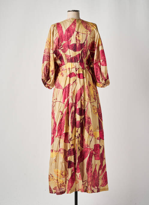 Rochie lungă bej ANGELA DAVIS femeie