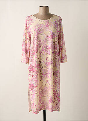 Rochie midi croială fluidă mâneci 3/4 violet FRIDA MADÉ femeie