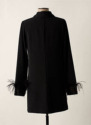 Rochie scurtă mâneci lungi mâneci lungi negru ANGELA DAVIS femeie