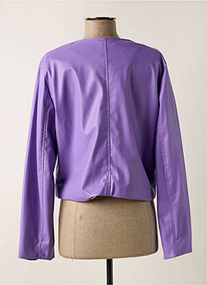 Jachete elegante buzunare violet LUMINA femeie