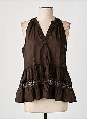 Cămașă maro KING KONG femeie