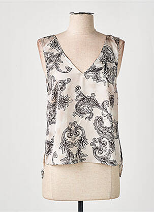 Top bej ANGELA DAVIS femeie