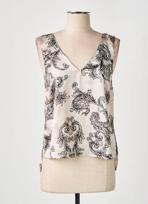 Top bej ANGELA DAVIS femeie