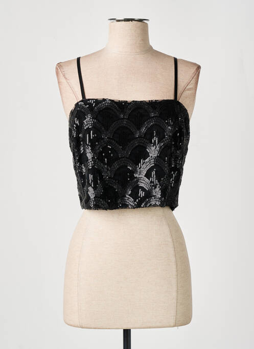 Top negru ANGELA DAVIS femeie