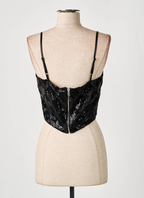 Top negru ANGELA DAVIS femeie