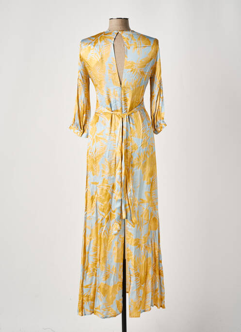 Rochie lungă galben ANGELA DAVIS femeie