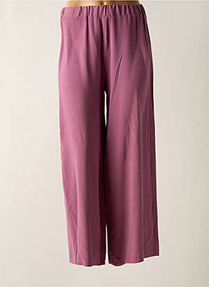 Pantalon larg roz FRIDA MADÉ femeie