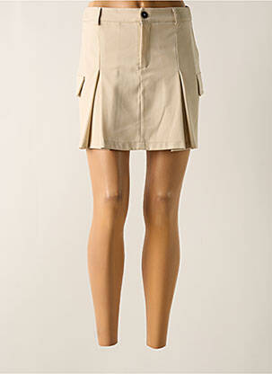 Fustă scurtă bej ANGELA DAVIS femeie