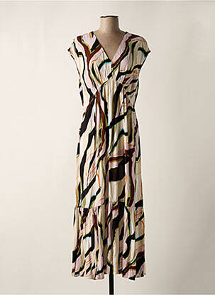 Rochie lungă bej ANDAM femeie