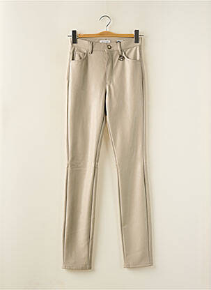 Pantalon slim galben ROSNER femeie