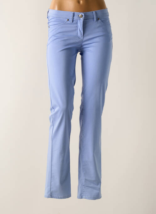 Pantalon slim albastru TONI femeie