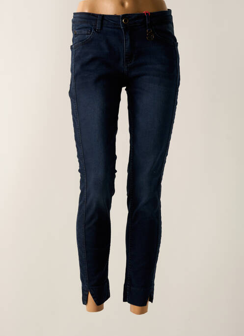 Blugi cu croială slim albastru ROSNER femeie