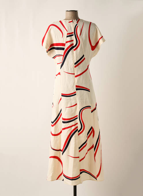 Rochie lungă bej TOMMY HILFIGER femeie