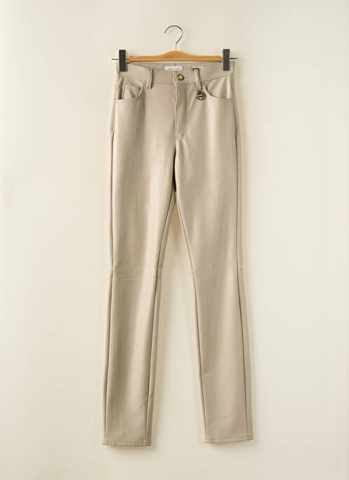 Pantalon slim galben ROSNER femeie