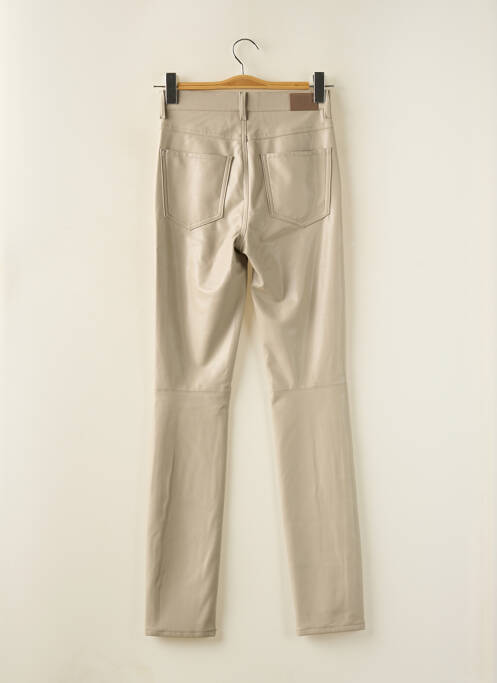 Pantalon slim galben ROSNER femeie