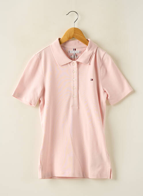 Polo roz TOMMY HILFIGER femeie