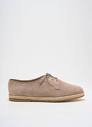 Espadrile nubuc toc plat până la 3 cm bej BOBBIES femeie
