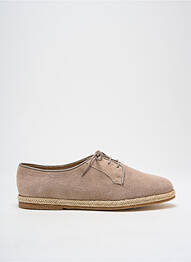 Espadrile nubuc toc plat până la 3 cm bej BOBBIES femme