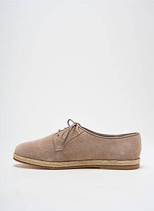 Espadrile nubuc toc plat până la 3 cm bej BOBBIES femeie