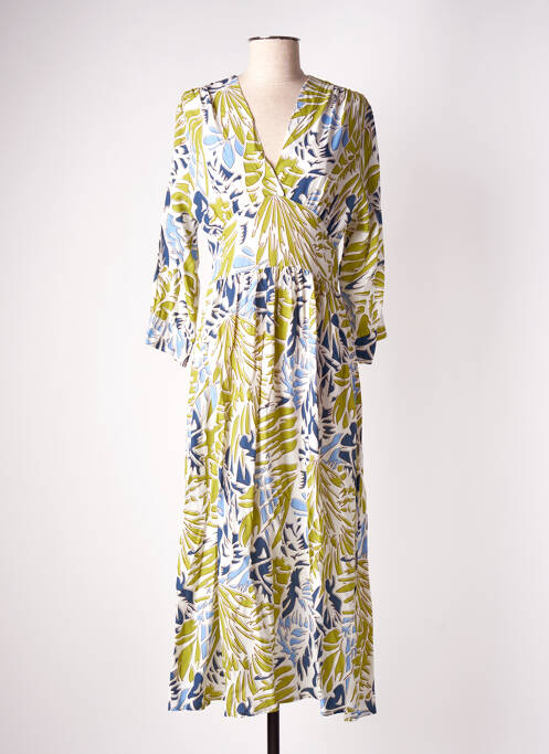 Rochie lungă verde WNT COLLECTION femeie