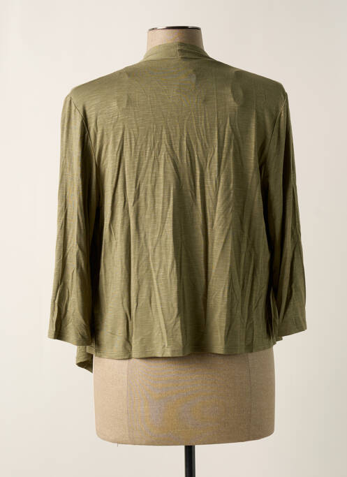 Vestă cu mâneci lungi verde MARBLE femeie