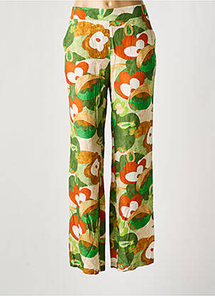 Pantalon drept verde GEISHA femeie