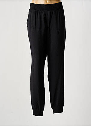 Pantalon drept talie elastică negru CREAM femme