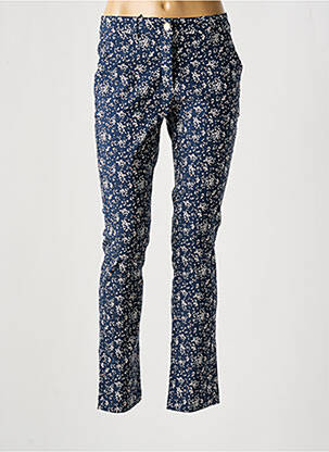 Pantalon slim buzunare albastru ÉTYMOLOGIE femeie