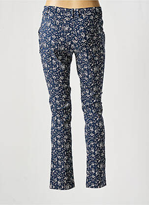 Pantalon slim buzunare albastru ÉTYMOLOGIE femeie