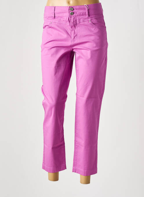 Pantalon 7/8 violet C'EST BEAU LA VIE femeie