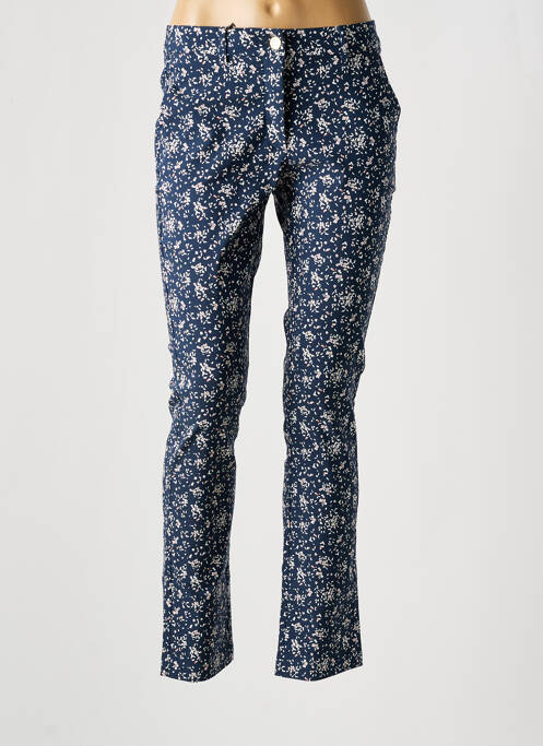 Pantalon slim albastru ÉTYMOLOGIE femeie