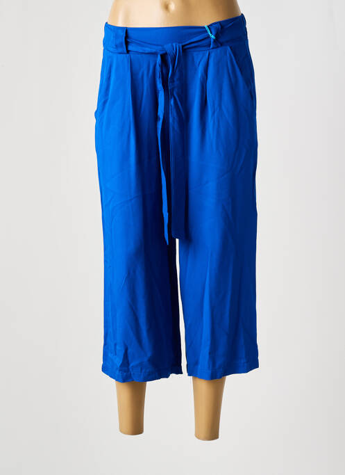 Pantalon trei sferturi albastru QUATTRO femeie